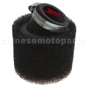 38mm Bent Air Filter for ATV, Dirt Bike & Go Kart<br /><span class=\"smallText\">[P091-101]</span>