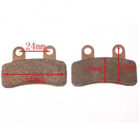 High Performace Brake Pad for 110cc-125cc Apollo Dirt Bike<br /><span class=\"smallText\">[C029-105]</span>