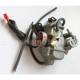 KUNFU 24mm Carburetor for GY6 125cc-150cc ATV, Go Kart, Moped & Scooter<br /><span class=\"smallText\">[N090-040]</span>