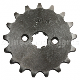 420 17-Tooth 17mm Engine Sprocket for 50cc-125cc ATV, Dirt Bike & Go Kart<br /><span class=\"smallText\">[G044-015]</span>