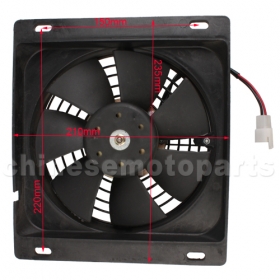 Fan for 250cc Go Kart & Scooter<br /><span class=\"smallText\">[F038-019]</span>