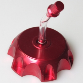 Red Aluminum Gas Fuel Tank Cap 50cc 70cc 110cc 120cc Pit Dirt Bike Performance<br /><span class=\"smallText\">[B020-054-1]</span>