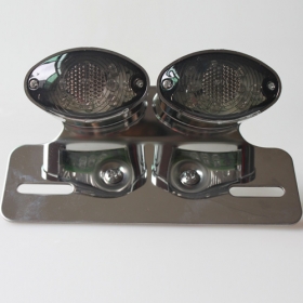 Motorcycle LED Lamp Turn signal Brake License Plate Cateye Tail Light<br /><span class=\"smallText\">[I060-046]</span>