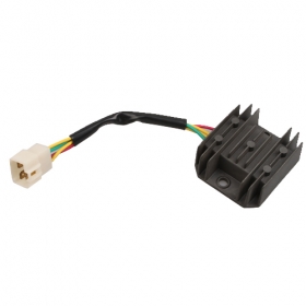 4-wire Voltage Regulator for GY6 150cc & CG 125cc-250cc ATV, Dirt Bike, Go Kart, Moped & Scooter<br /><span class=\"smallText\">[H055-014]</span>