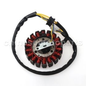 Magneto Stator 18 Coil 250cc Linhai Yamaha Water Cooled Engine Scooter Moped<br /><span class=\"smallText\">[K079-038]</span>