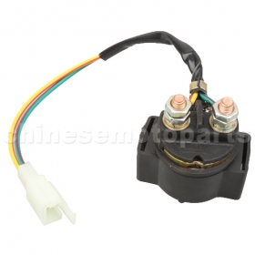 SOLENOID SWITCH /STARTER RELAY FOR CHINESE SCOOTER WITH 50cc QMB139 MOTORS<br /><span class=\"smallText\">[H056-003-1]</span>
