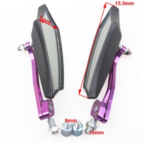New Style Universal Motorcycle E-bike Back View Mirror For Yamaha Suzuk 10mm-8mm<br /><span class=\"smallText\">[E036-036]</span>