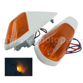 A Pair Turn Signal Indicator Light For YAMAHA TZR250 TZR 250 FZR400 FZR 400 New<br /><span class=\"smallText\">[J065-026]</span>