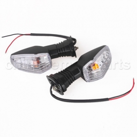 Clear Lens Chrome Rear Front & Rear Turning Signal Light for SUZUKI GSXR1000 GSXR 1000 K3 K4 K5