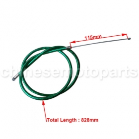 828mm Green Throttle Cable for 2-stroke 47cc-49cc Pocket Bike<br /><span class=\"smallText\">[D030-116]</span>