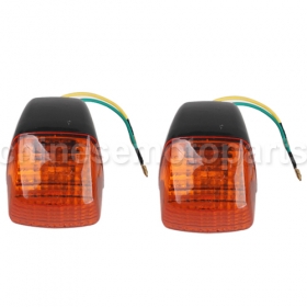 Amber Front & Rear Turning Signal Light for HONDA NSR250 MC21 CBR400 MC22 NC29 VFR400R RVF400R<br /><span class=\"smallText\">[J065-068]</span>