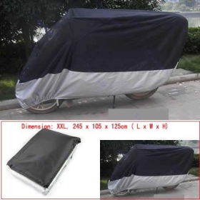 Waterproof Outdoor UV Protector Motorbike Rain Dust Bike Motorcycle Cover XXL<br /><span class=\"smallText\">[A009-013]</span>