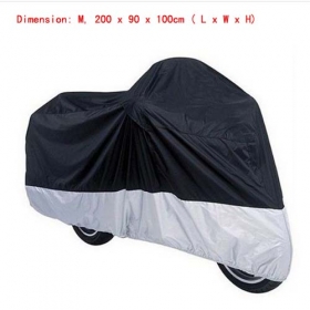 Nrand New Outdoor Breathable Motorcycle Cover Cruisers Touring Bikes M Size<br /><span class=\"smallText\">[A009-018]</span>