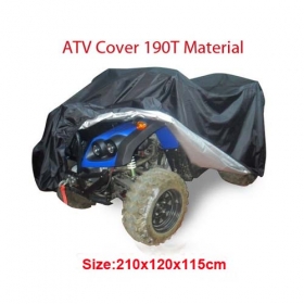 Quad bike ATV ATC cover PU WaterProof Fits up to 800cc Size 210x120x115 cm<br /><span class=\"smallText\">[A009-026]</span>