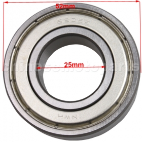 6205 sealed Ball wheel Bearing 25mm x 52mm x 15mm<br /><span class=\"smallText\">[B017-018-1]</span>