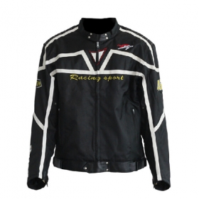 Pro-biker Motorcycle Sport Bike Racing Black Armor Jacket With Pads M L XL XXL<br /><span class=\"smallText\">[JK-07]</span>