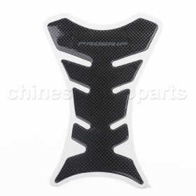 CARBON FIBER LOOK GAS FUEL TANK PAD PROTECT COVER DECAL MOTORCYCLE SCOOTER<br /><span class=\"smallText\">[T115-075]</span>