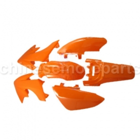 ORANGE PLASTIC FENDER KIT FOR HONDA CRF XR XR50 CRF50 PRO PIT DIRT BIKE<br /><span class=\"smallText\">[B026-013]</span>