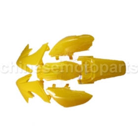 YELLOW PLASTIC FENDER KIT FOR HONDA CRF XR XR50 CRF50 PRO PIT DIRT BIKE<br /><span class=\"smallText\">[B026-015]</span>