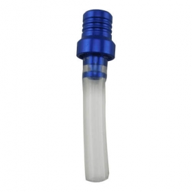 Blue Gas Fuel Cap Valve Vent Breather Hose Crystal Tube ATV PIT Dirt Bike