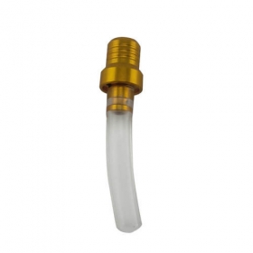 Motorcycle Gas Cap Billet Anodized Vent Hose Pipe Dirt bike Off road Gold<br /><span class=\"smallText\">[B020-009]</span>