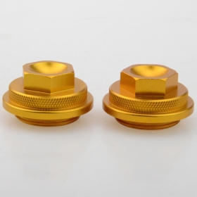 Gold CNC Valve Tappet Covers For 50cc 70cc 90cc 110cc Dirt Bike