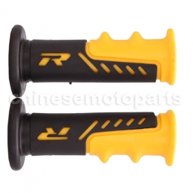 7/8\" 22mm Universal Hand Grips Handlebar for Honda CB 599 600 400 1000 R Yellow<br /><span class=\"smallText\">[E033-101-1]</span>