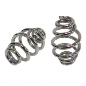 3\" Chrome Barrel Coiled Solo Seat Springs for Harley Chopper Bobber motorcycle