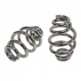 3\" Chrome Barrel Coiled Solo Seat Springs for Harley Chopper Bobber motorcycle<br /><span class=\"smallText\">[Q092-015]</span>