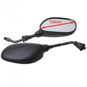 Black Plastic Rearview Mirror for 50cc-250cc ATV, Dirt Bike, Go Kart, Scooter & Motorcycle<br /><span class=\"smallText\">[E036-015]</span>