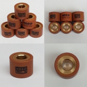 KOSO HIGH PERFORMANCE VARIATOR ROLLERS 15g 18X14mm for Chinese GY6 125cc 150cc 152QMI 157QMJ