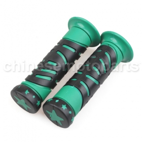 22mm Green Handlebar Hand Grips for CB 400 600 900 CB1000R 1300 CBF CBX Hornet<br /><span class=\"smallText\">[E033-106]</span>