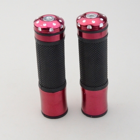 RED Alloy Rubber ATV throttle scooter Grips for motorcycle parts 7/8\