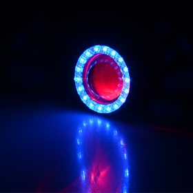 12v-72v Motorcycle LED with Angle eye Devil eye headlights super-bright focusing laser Cannon Electric headlight led built-in bu<br /><span class=\"smallText\">[H388-012]</span>