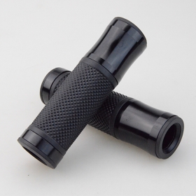 Black 7/8\" Handlebar CNC Rubber Handle Hand Grips for XR CRF YZ WR KX KTM MX