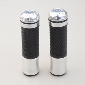 7/8\" Universal Motorcyle Handlebar Hand Grips Road Street Twist Throttle Rubber