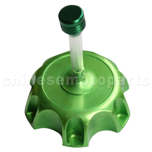 Green CNC XR CRF50 70 ATV Dirt Pit Bike Motorcycle Aluminium Gas Fuel Tank Cap