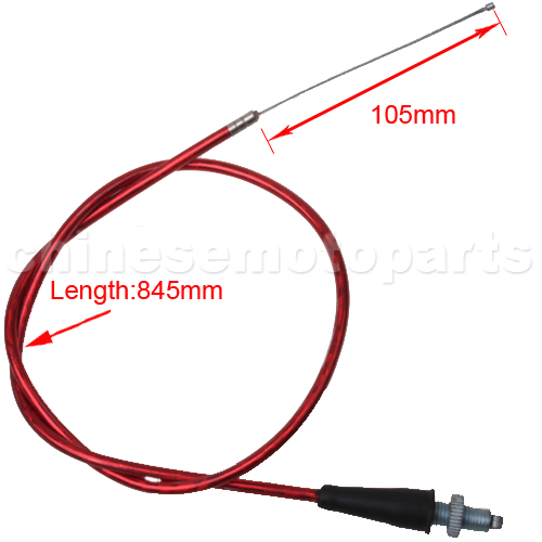 33.27\" Throttle Cable with Laser Tube for 50cc-125cc Dirt Bike<br /><span class=\"smallText\">[D030-080]</span>