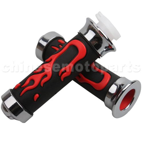 7/8\" 22mm Red Handlebar Hand Grips for CBR 600 900 1000 RR 954 919 923 1100XX<br /><span class=\"smallText\">[E033-057-2]</span>