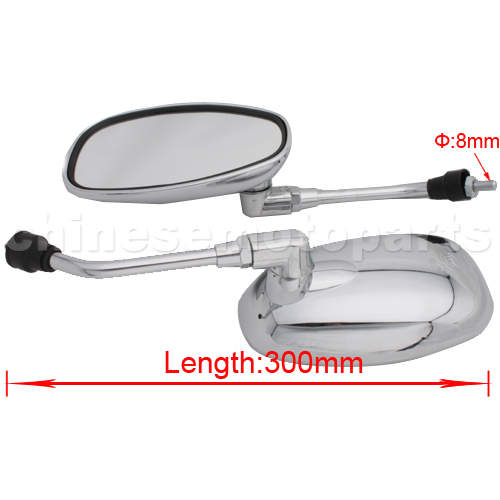 Plating Mirrors for 50cc-250cc Scooter & Motorcycle<br /><span class=\"smallText\">[E036-005]</span>