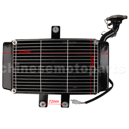 Medium Radiator for 200cc-250cc water-cooled ATV, Dirt Bike & Go Kart<br /><span class=\"smallText\">[F039-013]</span>