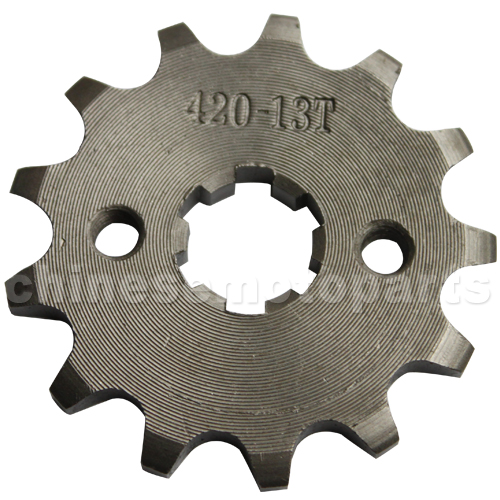 420 13-Tooth 17mm Engine Sprocket for 50cc-125cc ATV, Dirt Bike & Go Kart<br /><span class=\"smallText\">[G044-007]</span>