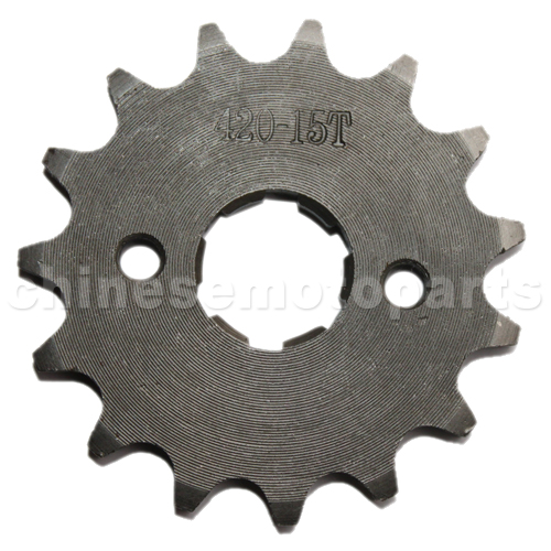 420 15-Tooth 20mm Engine Sprocket for 50cc-125cc ATV, Dirt Bike & Go Kart<br /><span class=\"smallText\">[G044-012]</span>