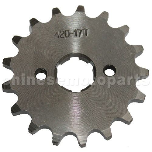 420 17-Tooth 20mm Engine Sprocket for 50cc-125cc ATV, Dirt Bike & Go Kart<br /><span class=\"smallText\">[G044-016]</span>