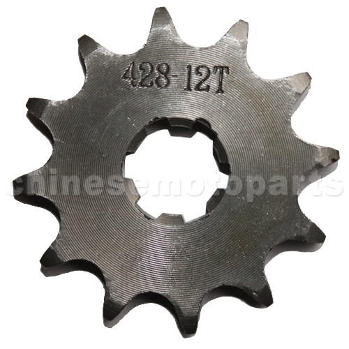 428 12-Tooth 17mm Engine Sprocket for 50cc-250cc ATV, Dirt Bike & Go Kart<br /><span class=\"smallText\">[G044-017]</span>