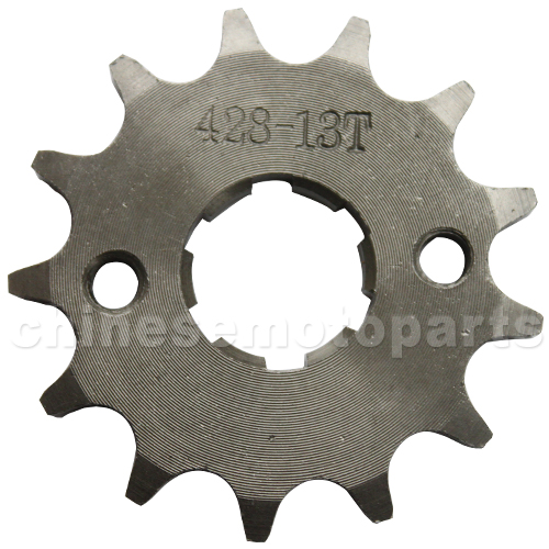 428 13 TOOTH FRONT ENGINE SPROCKET ATV DIRT BIKE 50 70 90 110 125CC<br /><span class=\"smallText\">[G044-019-1]</span>