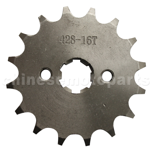 428 16-Tooth 17mm Engine Sprocket for 50cc-250cc ATV, Dirt Bike & Go Kart<br /><span class=\"smallText\">[G044-024]</span>