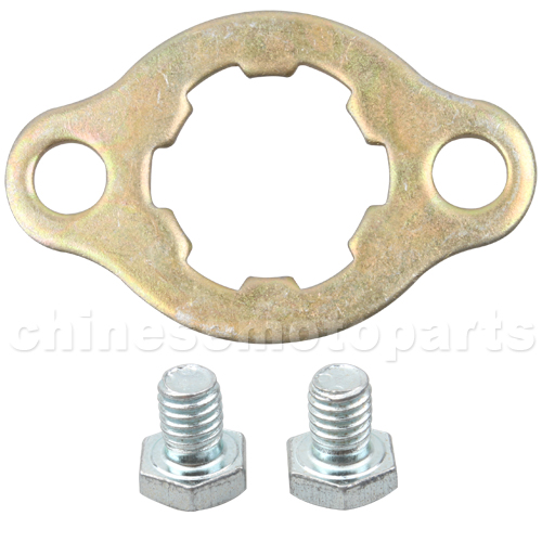 17mm Engine Sprocket Retainer Plate Sets for 50cc-250cc ATV, Dirt Bike & Go Kart