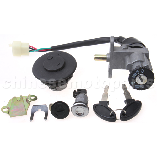 B08 Ignition Switch Assy for 50cc-150cc Scooter<br /><span class=\"smallText\">[H054-040]</span>