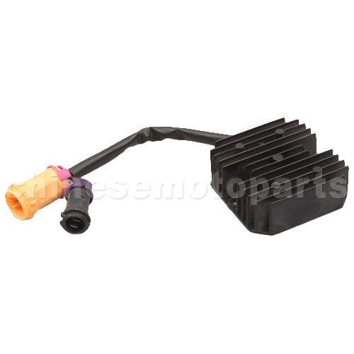 5 wire Double Plug Voltage Regulator for JIANSHE 400cc ATV<br /><span class=\"smallText\">[H055-012]</span>